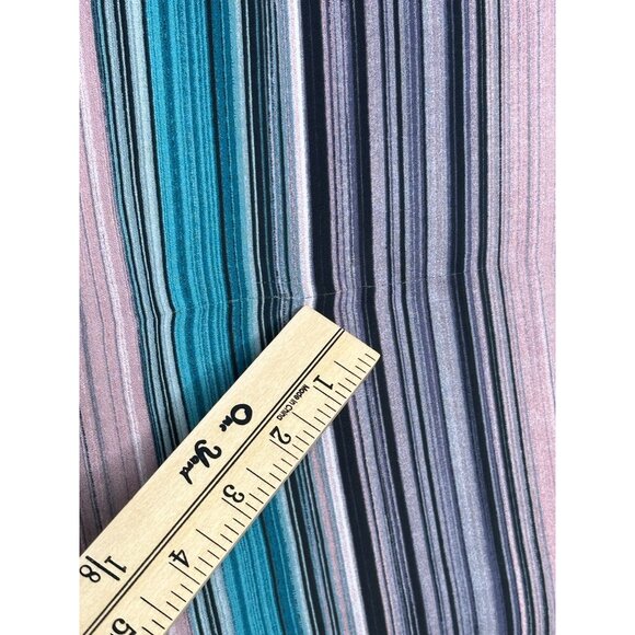Worthington Striped Semi Sheer Blouse size 3X Multicolor - Picture 5 of 8